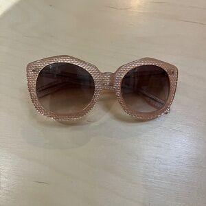 Fiorucci pink vintage 80s sunglasses round